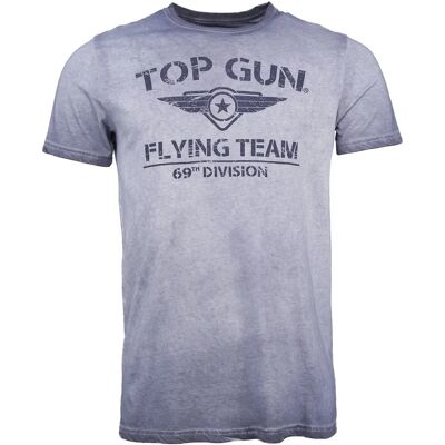 Top Gun 100% katoen Navy Korte Mouw T-Shirt - Shirts Top Gun 100% katoen Navy Korte Mouw T-Shirt - Shirts