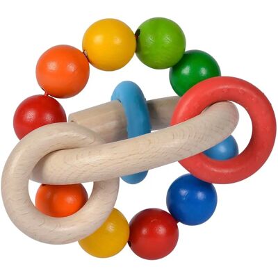 Eichhorn Holz Baby Greifling - Bunt 3D Spielzeug Eichhorn Holz Baby Greifling - Bunt 3D Spielzeug
