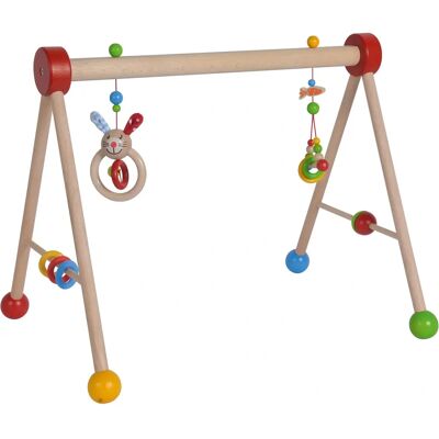 EICHHORN Baby Gym - Multicolore - Arc de Jeu en Bois pour Bébé - 3-24 Mois - Publicité EICHHORN Baby Gym - Multicolore - Arc de Jeu en Bois pour Bébé - 3-24 Mois - Publicité