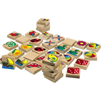 Jeu de Mémoire Eichhorn - Jeu en Bois Coloré pour Enfants - Publicité Jeu de Mémoire Eichhorn - Jeu en Bois Coloré pour Enfants - Publicité
