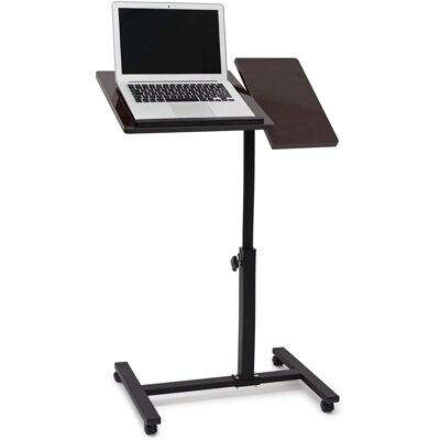 Relaxdays Supporto per Laptop - Regolabile in Altezza, Ruote Girevoli Relaxdays Supporto per Laptop - Regolabile in Altezza, Ruote Girevoli