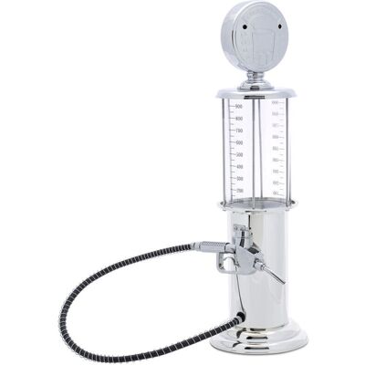 RELAXDAYS - Pompa di benzina - Metallo cromato - 900 ml - Distributore di bevande RELAXDAYS - Pompa di benzina - Metallo cromato - 900 ml - Distributore di bevande