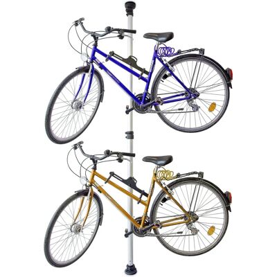 RELAXDAYS Telescopic bike stand - For 2 bikes, adjustable RELAXDAYS Telescopic bike stand - For 2 bikes, adjustable