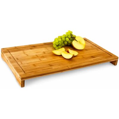 Relaxdays Planche à découper en bambou - Naturel, 4,5x52x29cm Relaxdays Planche à découper en bambou - Naturel, 4,5x52x29cm