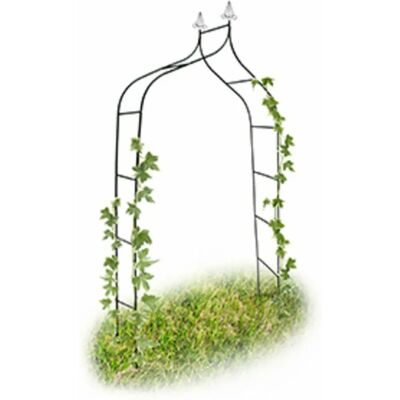 Arco da giardino Relaxdays - Supporto per piante rampicanti - 255x140x38 cm Arco da giardino Relaxdays - Supporto per piante rampicanti - 255x140x38 cm