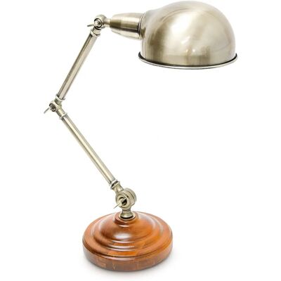 RELAXDAYS Trä- och Järn Steampunk Bordslampa RELAXDAYS Trä- och Järn Steampunk Bordslampa