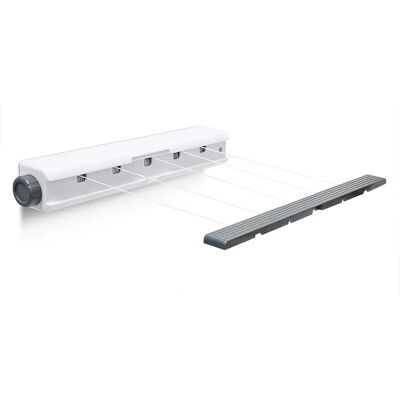 Relaxdays Wall-Mounted Laundry Drying Rack - Space Saving, Automatic Retractable Relaxdays Wall-Mounted Laundry Drying Rack - Space Saving, Automatic Retractable