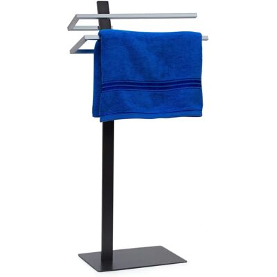 Relaxdays GRAO Edelstahl Bodenstehender Handtuchhalter - Badezimmer Zubehör Relaxdays GRAO Edelstahl Bodenstehender Handtuchhalter - Badezimmer Zubehör