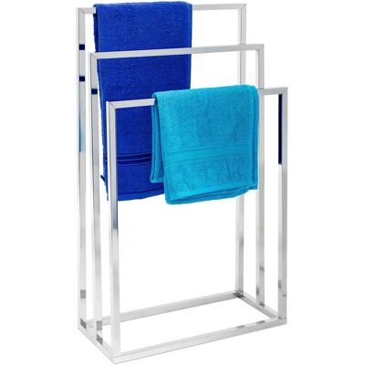 Relaxdays Stainless Steel Floorstanding Towel Holder - Bathroom Accessory Relaxdays Stainless Steel Floorstanding Towel Holder - Bathroom Accessory
