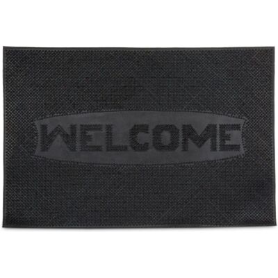 Relaxdays Schwarze Gummimatte Türmatte - Innen & Außen - 60x40 cm Relaxdays Schwarze Gummimatte Türmatte - Innen & Außen - 60x40 cm
