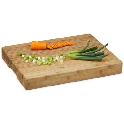 Tábua de Cortar de Bambu Relaxdays - Durável, Listrada, 45x35cm - Cozinha Tábua de Cortar de Bambu Relaxdays - Durável, Listrada, 45x35cm - Cozinha