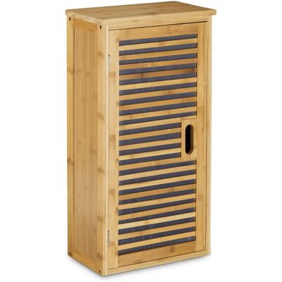 Relaxdays Badezimmer-Speicherschrank - Natur - 66x35x20cm Relaxdays Badezimmer-Speicherschrank - Natur - 66x35x20cm