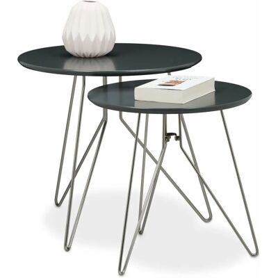 Relaxdays Kaffeesecke- und Beistelltisch-Set Relaxdays Kaffeesecke- und Beistelltisch-Set