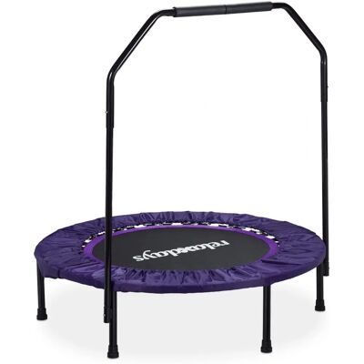 Relaxdays Faltbares Indoor-Trampolin mit Stabilisierungsstange Relaxdays Faltbares Indoor-Trampolin mit Stabilisierungsstange