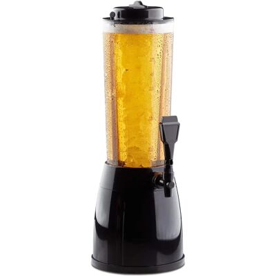 Relaxdays Öl Tower - 2,5L, Svart, Hållbar & Bärbar Relaxdays Öl Tower - 2,5L, Svart, Hållbar & Bärbar