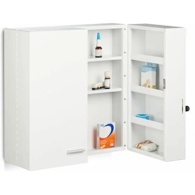 Relaxdays Medizin Schrank - XXL, abschließbar, 11 Fächer Relaxdays Medizin Schrank - XXL, abschließbar, 11 Fächer