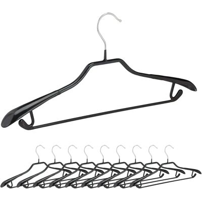 Relaxdays Perchas para Trajes - Ahorro de Espacio, Antideslizantes, Metal Relaxdays Perchas para Trajes - Ahorro de Espacio, Antideslizantes, Metal