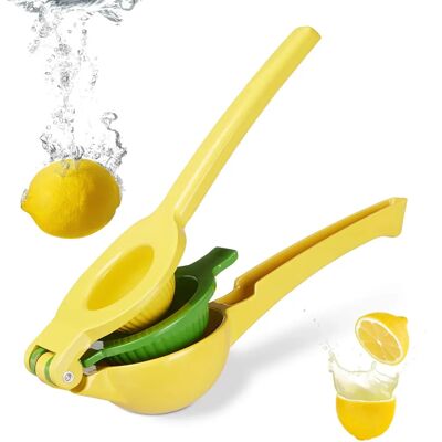 Relaxdays Gelbe Hand-Zitruspresse - Manuelle Zitronen- und Limettenpresse Relaxdays Gelbe Hand-Zitruspresse - Manuelle Zitronen- und Limettenpresse
