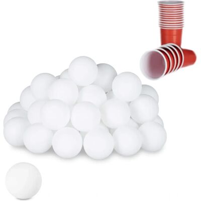 Relaxdays Modello 38mm Palline da festa bianche - Palline da festa Relaxdays Modello 38mm Palline da festa bianche - Palline da festa