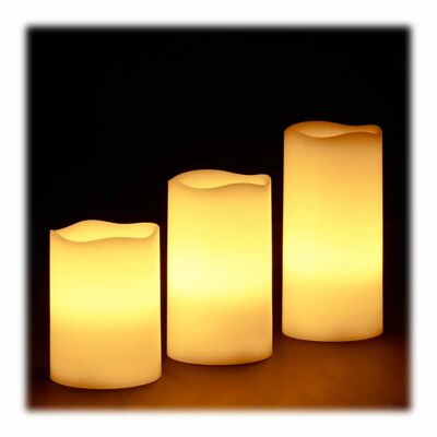 Relaxdays 10021534 éclairage décoratif - Ensemble de bougies LED - Publicité Relaxdays 10021534 éclairage décoratif - Ensemble de bougies LED - Publicité