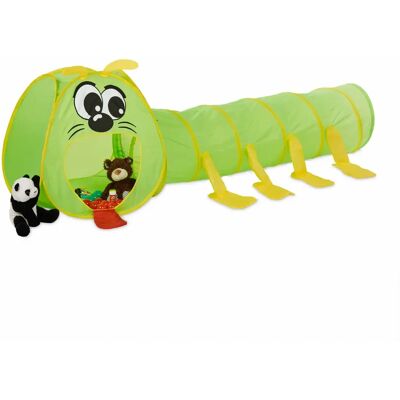Relaxdays Tunnel de Jeu - Polyester, Pop-up, Intérieur/Extérieur - 75x240x72cm - Publicité Relaxdays Tunnel de Jeu - Polyester, Pop-up, Intérieur/Extérieur - 75x240x72cm - Publicité