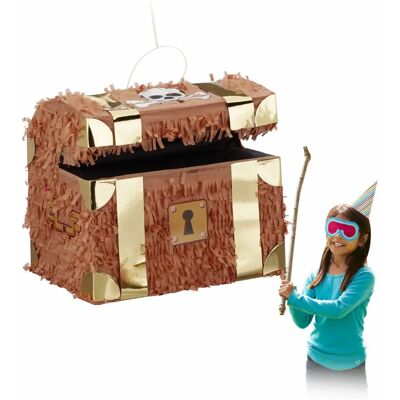 Relaxdays Partyspiel Schatzkiste - Kinder Partydekoration Relaxdays Partyspiel Schatzkiste - Kinder Partydekoration