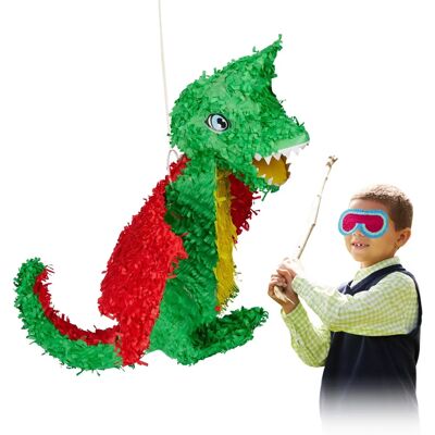 Relaxdays Piñata de Dragón - Decoración para Fiestas Relaxdays Piñata de Dragón - Decoración para Fiestas