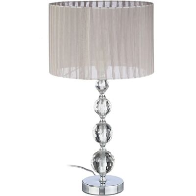 Relaxdays Metaliczna Szklana Kula Lampa Stojąca - Dekoracja Relaxdays Metaliczna Szklana Kula Lampa Stojąca - Dekoracja