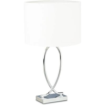 Relaxdays Biała cylindryczna lampka nocna - Lampka nocna Relaxdays Biała cylindryczna lampka nocna - Lampka nocna