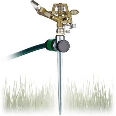Relaxdays Gartensprinkler - Kreisregner bis 700 m², 15 m Radius, 360° Relaxdays Gartensprinkler - Kreisregner bis 700 m², 15 m Radius, 360°
