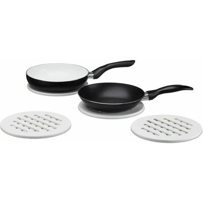 Relaxdays 10023265 Bambus Topfuntersetzer Set - Schutz & Dekoration Relaxdays 10023265 Bambus Topfuntersetzer Set - Schutz & Dekoration