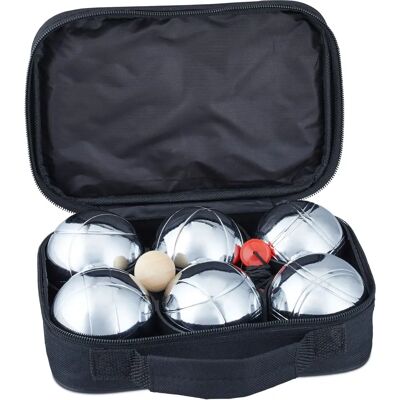 Relaxdays Set de pétanque avec 6 boules Relaxdays Set de pétanque avec 6 boules