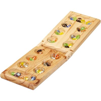 Relaxdays Kalaha Spiel - Holz-Strategiespiel für 2 Spieler Relaxdays Kalaha Spiel - Holz-Strategiespiel für 2 Spieler