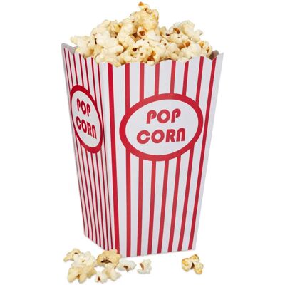 Relaxdays 4052025238544 48 pezzi Sacchetti Popcorn Rosso e Bianco - Popcorn Bags Relaxdays 4052025238544 48 pezzi Sacchetti Popcorn Rosso e Bianco - Popcorn Bags