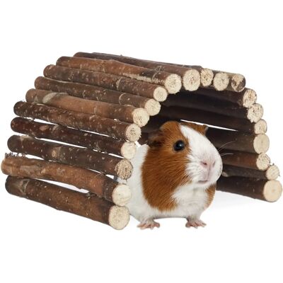 Puente de Madera Natural para Roedores - Puente para Animales Pequeños Puente de Madera Natural para Roedores - Puente para Animales Pequeños