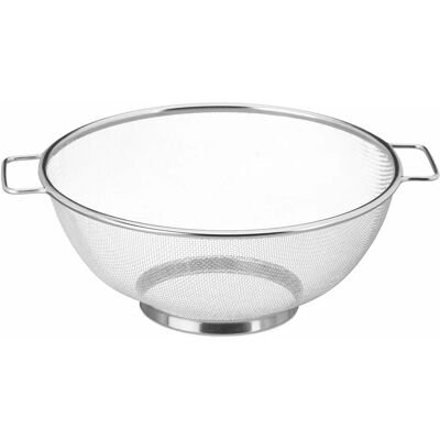 Relaxdays Escorredor de Aço Inoxidável - 26cm, rede fina, lavável na máquina Relaxdays Escorredor de Aço Inoxidável - 26cm, rede fina, lavável na máquina