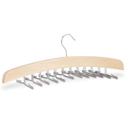 Relaxdays Soporte de Corbatas de Madera de Loto - 24 Corbatas Relaxdays Soporte de Corbatas de Madera de Loto - 24 Corbatas