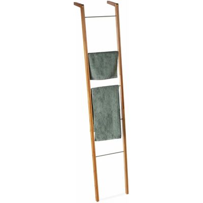 Relaxdays Bambus Handdukshållare - 5 Stegar - Naturlig Relaxdays Bambus Handdukshållare - 5 Stegar - Naturlig