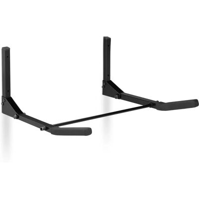 Relaxdays Suporte de parede para bicicleta preto - Até 30 kg Relaxdays Suporte de parede para bicicleta preto - Até 30 kg