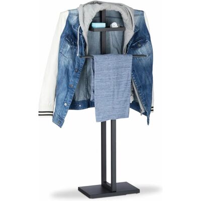 Relaxdays 112x52.5x20 cm Clothes Valet Stand - Clothes Storage Relaxdays 112x52.5x20 cm Clothes Valet Stand - Clothes Storage