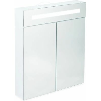 Relaxdays Badezimmermöbel-Set mit LED-Spiegelschrank Relaxdays Badezimmermöbel-Set mit LED-Spiegelschrank