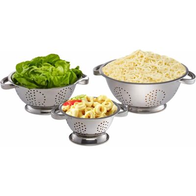 Relaxdays Edelstahl Sieb-Set - 15/20/25cm Relaxdays Edelstahl Sieb-Set - 15/20/25cm