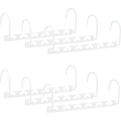Relaxdays 6-Pack Platsbesparande Klädhängare Relaxdays 6-Pack Platsbesparande Klädhängare
