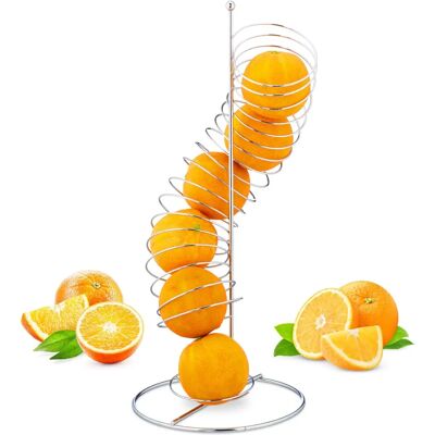 RELAXDAYS Metal Spiral Fruit Holder - Space-Saving for 7 Fruits RELAXDAYS Metal Spiral Fruit Holder - Space-Saving for 7 Fruits