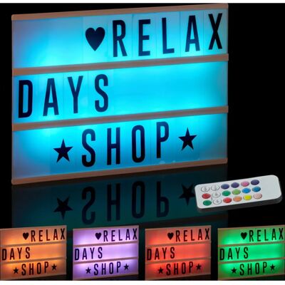 Relaxdays Färgändrande Ljusbox - Dekorationsbelysning Relaxdays Färgändrande Ljusbox - Dekorationsbelysning