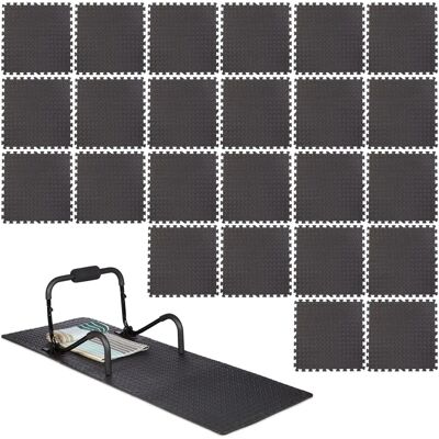 Relaxdays 24 Esteras de Espuma - Base Personalizada de Gimnasio - 9m² Relaxdays 24 Esteras de Espuma - Base Personalizada de Gimnasio - 9m²