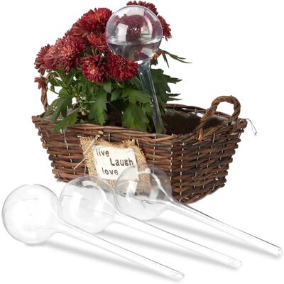 Set de Riego por Gotas Relaxdays - 80 Globos Transparentes Set de Riego por Gotas Relaxdays - 80 Globos Transparentes