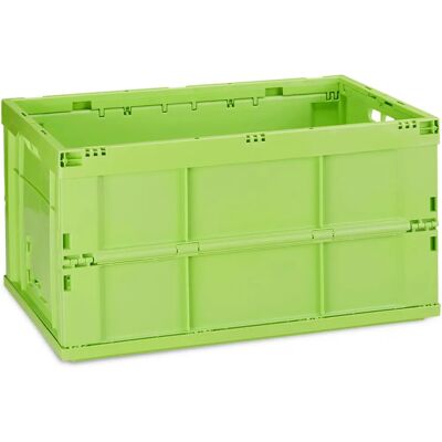 Relaxdays Conjunto de Cajas Plegables Verdes - Caja de Almacenamiento Relaxdays Conjunto de Cajas Plegables Verdes - Caja de Almacenamiento
