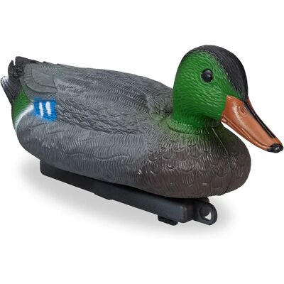 Relaxdays Figura de Pato Macho - Decoración de Jardín y Estanque Relaxdays Figura de Pato Macho - Decoración de Jardín y Estanque