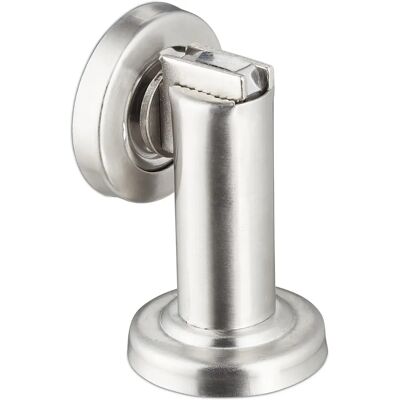 Relaxdays Fermaporta magnetico - Acciaio inossidabile, Argento Relaxdays Fermaporta magnetico - Acciaio inossidabile, Argento